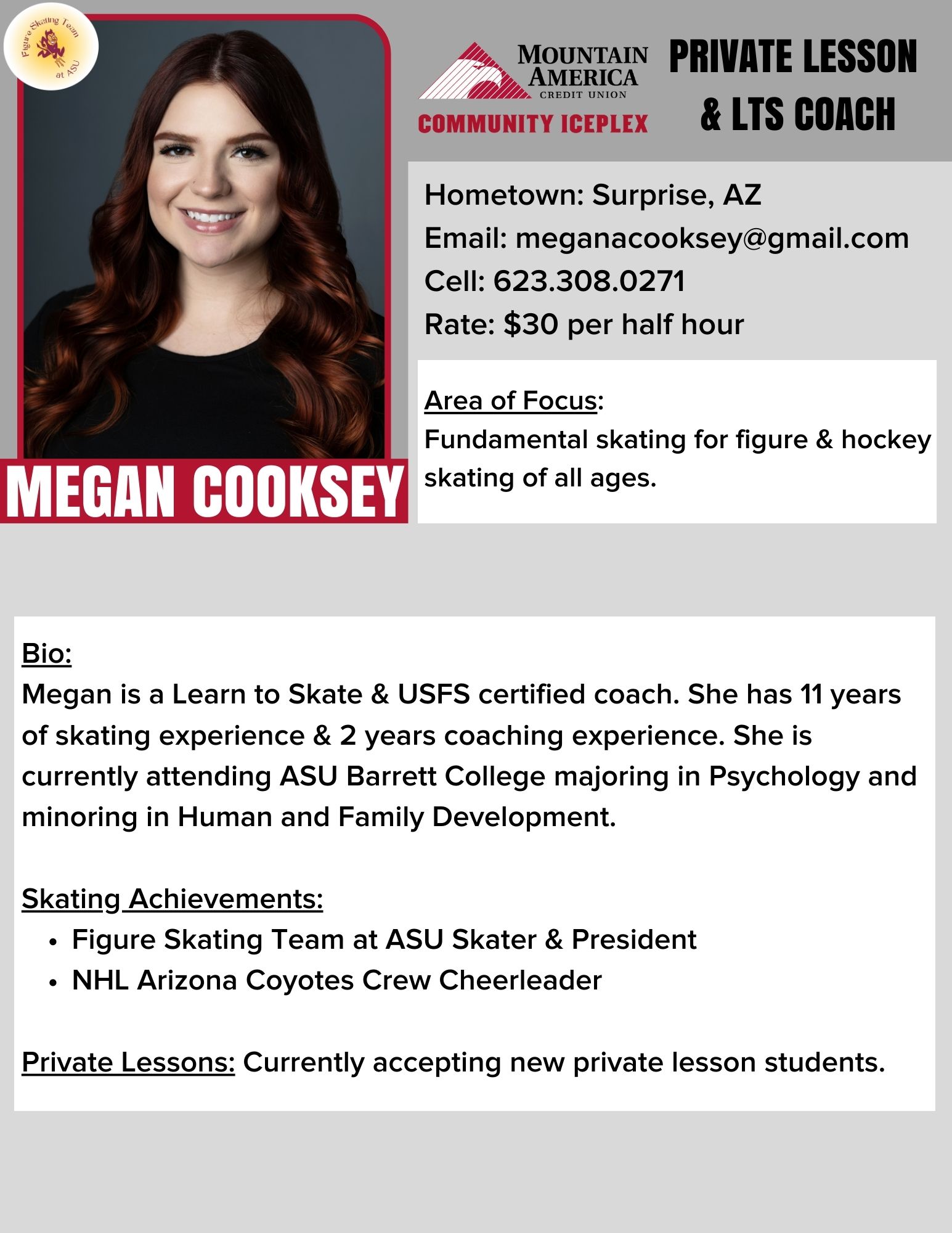 Skating Instructors Mullett Arena